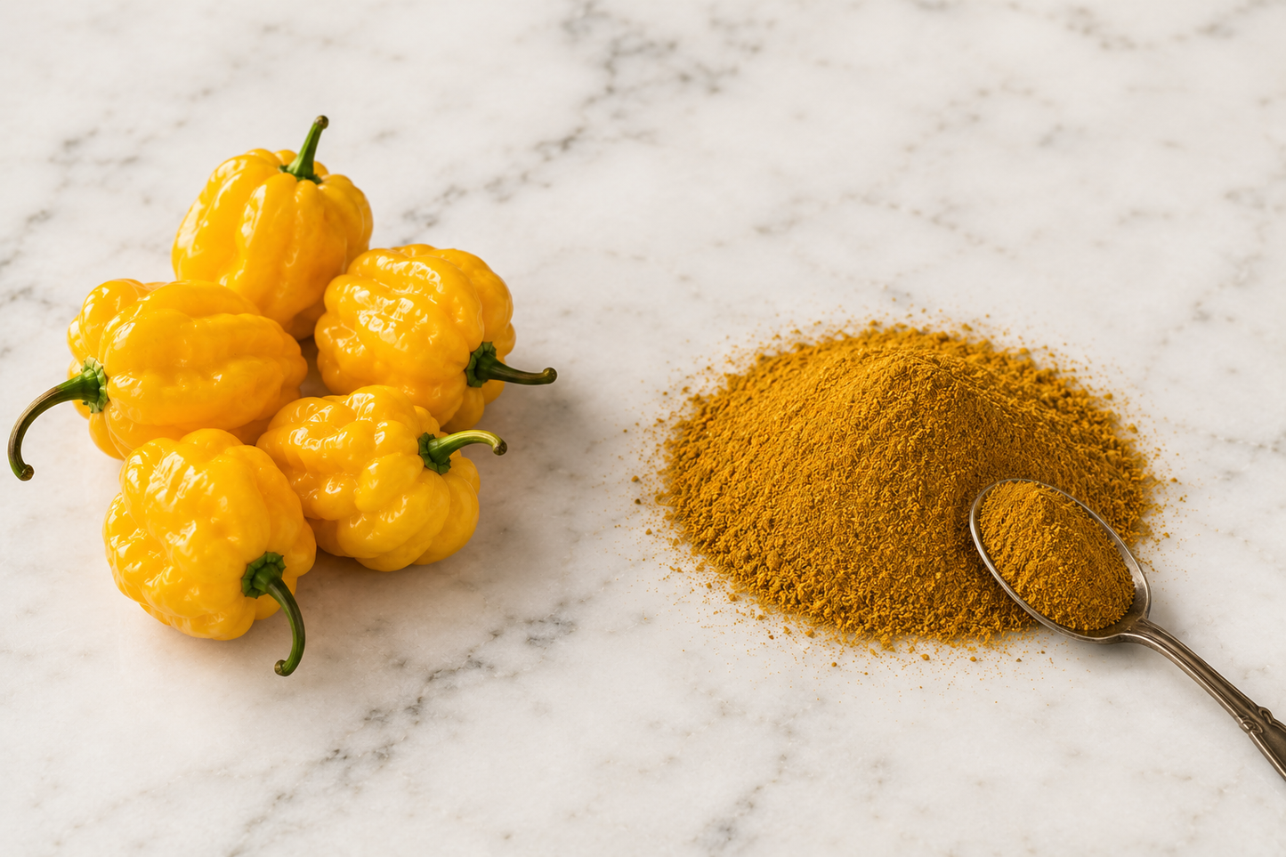 CHILE HABANERO AMARILLO EN POLVO