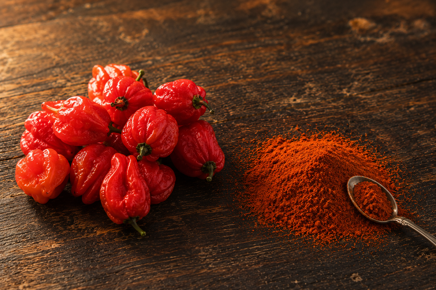 CHILE HABANERO ROJO EN POLVO